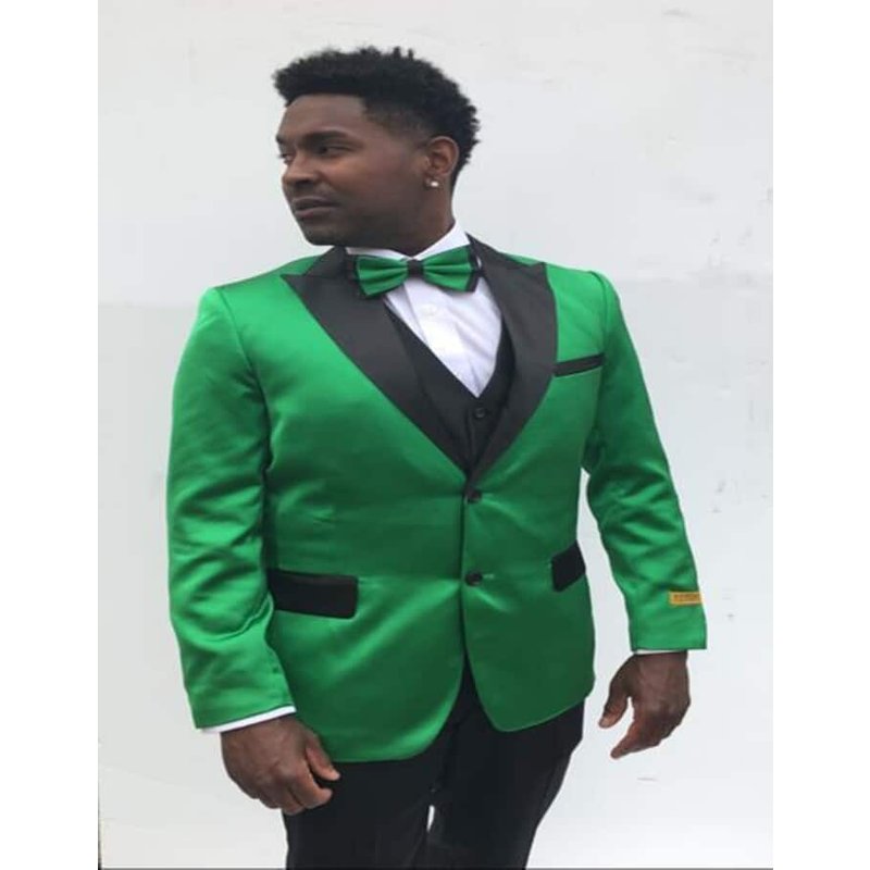 Costume vert néon pour hommes Alberto Nardoni — Costumes et vestons pour hommes