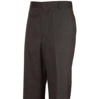 Mens Black Pinstripe Dress Pants - Formal Occasion Wear