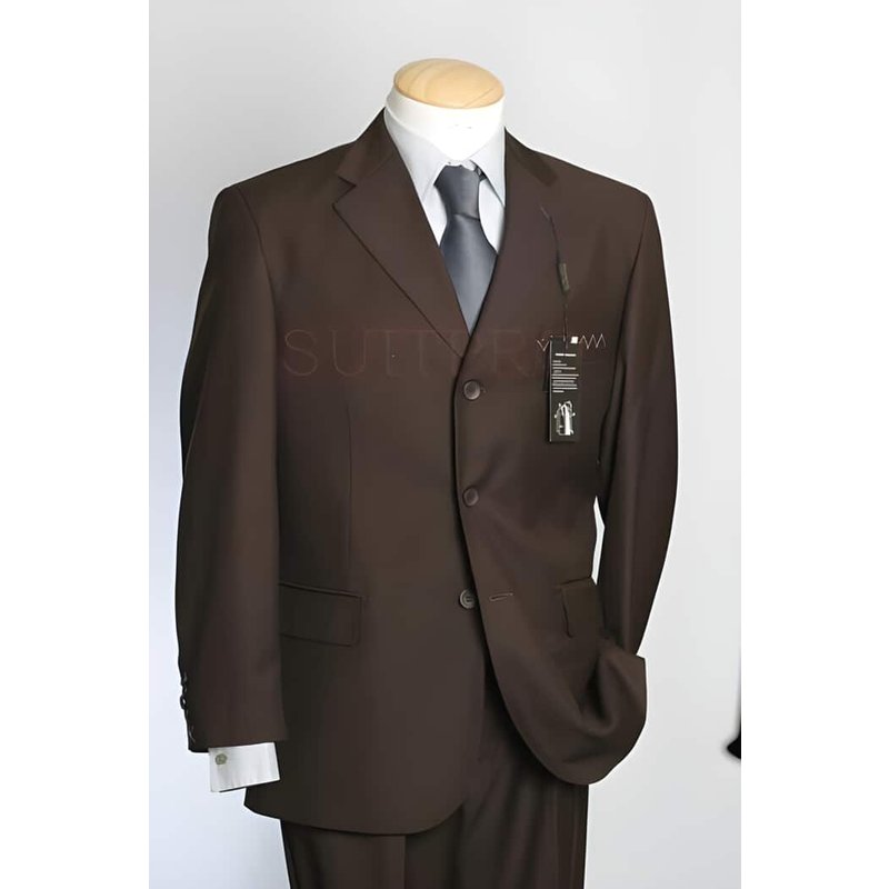 Robe en laine brun homme - n'importe quelle marque de style — Costumes et vestons pour hommes