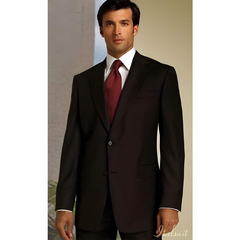 Robe en laine brun homme - n'importe quelle marque de style — Costumes et vestons pour hommes