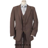 Men's Brown Wool Suit - AlbertoNardoniStore — Mens Suits & Blazers