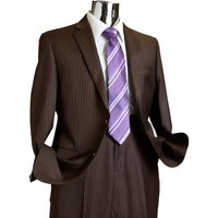Robe en laine brun homme - n'importe quelle marque de style — Costumes et vestons pour hommes