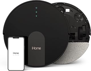 iHome AutoVac Eclipse G 2-in-1 Robot Vacuum and Mop with Navigation — Robot Vacuum