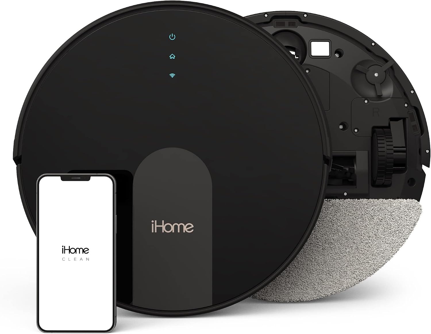 iHome AutoVac Eclipse G 2-in-1 Robot Vacuum and Mop with Navigation — Robot Vacuum