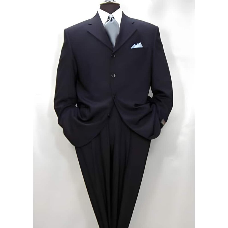 Robe en laine bleue pour hommes - n'importe quelle marque de style — Costumes et vestons pour hommes