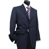 Robe en laine bleue pour hommes - n'importe quelle marque de style — Costumes et vestons pour hommes