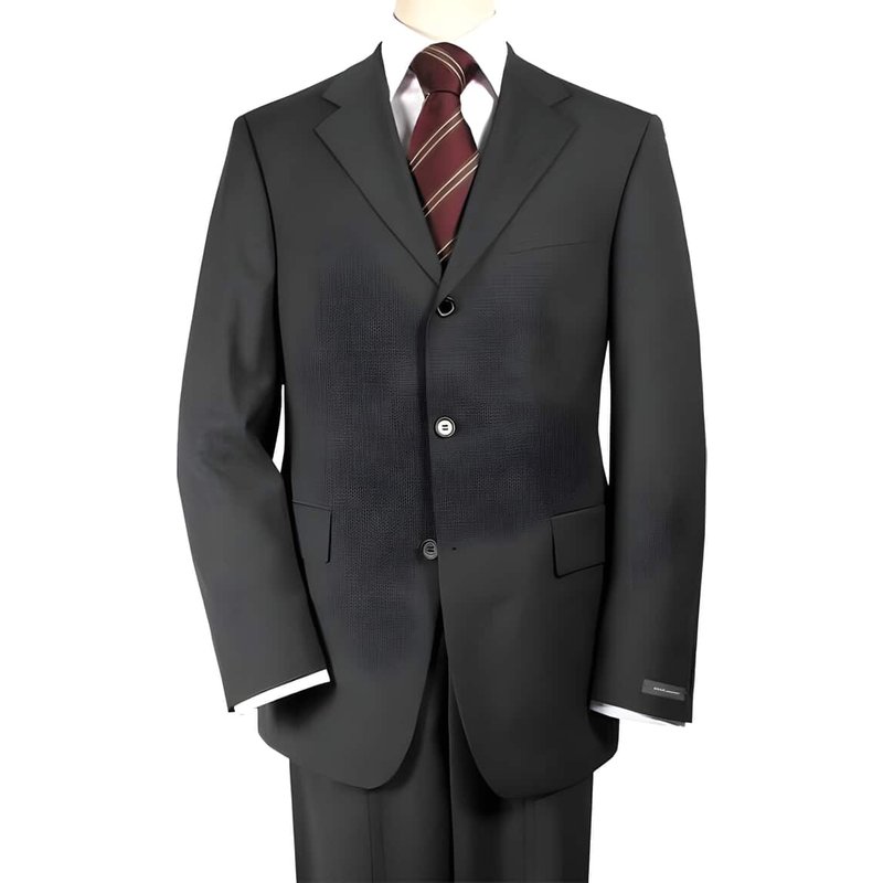 Men's Charcoal Gray Wool Suit by AlbertoNardoniStore — Mens Suits & Blazers