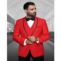 Ensemble Tuxedo Rouge Alberto Nardoni avec Blazer et Pantalon