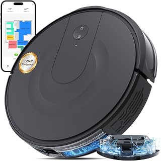 Aspirateur Robot et Mop Combo avec Navigation LiDAR et Aspiration de 9000Pa — Robot aspirateur