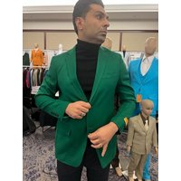 Blazer Vert Émeraude pour Homme Alberto Nardoni - Veste Sport Slim Fit
