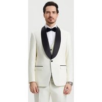 Costumes assortis père et fils - Tuxedo blanc