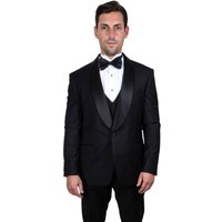 Costumes assortis père et fils - Tuxedo noir — Costumes et vestons pour hommes
