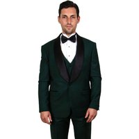 Costumes assortis père et fils - Tuxedo vert — Costumes et vestons pour hommes