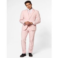 Costume Rose Poudré - Devant à 2 Boutons avec Poches — Costumes et vestons pour hommes