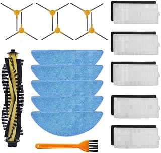 18-Piece Replacement Parts Kit for Tesvor M1 X500 X500 Pro Robot Vacuum