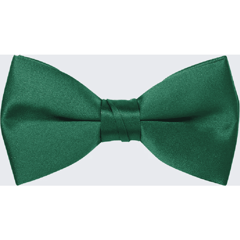 Noeud Papillon Satin Vert Émeraude Pré-Fait pour Hommes — Accessoires de mode