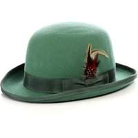 Chapeau Derby pour hommes en vert émeraude — Accessoires de mode