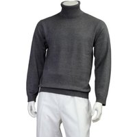 AlbertoNardoniStore Men's Long Sleeve Gray Sweater