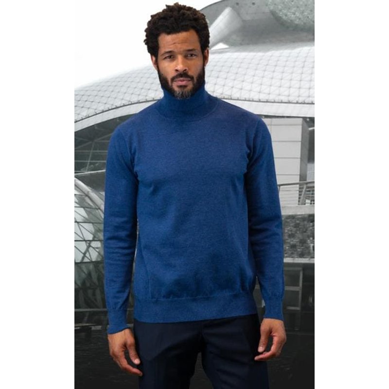 AlbertoNardoniStore Chandail Moderne Ajusté en Saphir — Chandails pour femmes