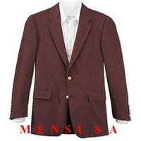 Blazer pour hommes Alberto Nardoni Store en bourgogne foncé — Costumes et vestons pour hommes