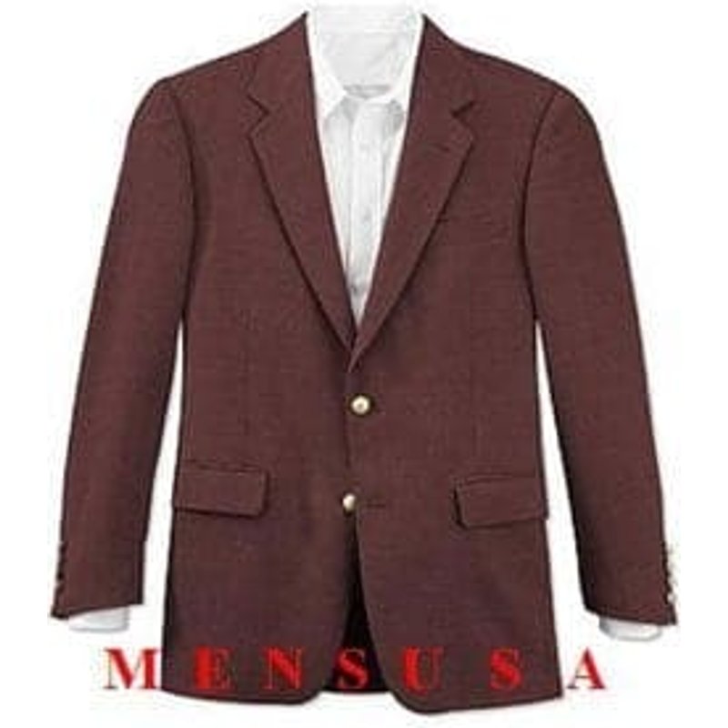 Blazer pour hommes Alberto Nardoni Store en bourgogne foncé — Costumes et vestons pour hommes