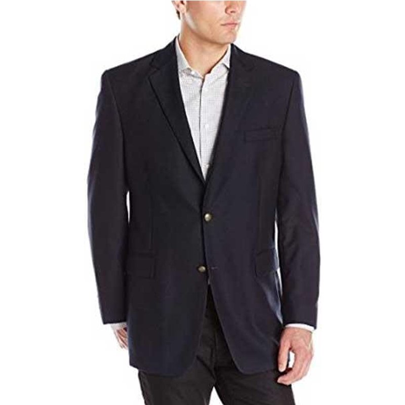 Blazer noir à 2 boutons pour hommes - Alberto Nardoni Store — Costumes et vestons pour hommes
