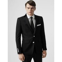 Vestes Hommes en gros - Blazer en gros - Blazer noir avec boutons blancs