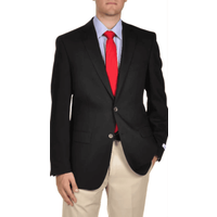 Black Two Button Mabin Blazer for Men — Mens Suits & Blazers