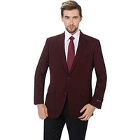 Blazer pour hommes à deux boutons bordeaux d'Alberto Nardoni Store