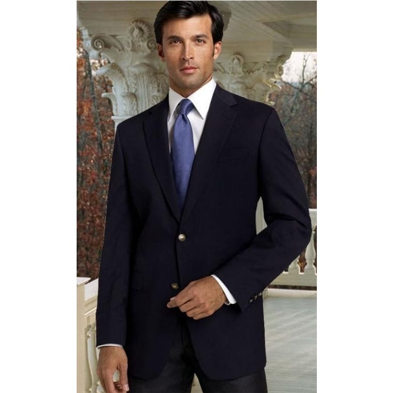 Vestes Homme en gros - Blazer en gros - Bleu marine Blazer à quatre boutons