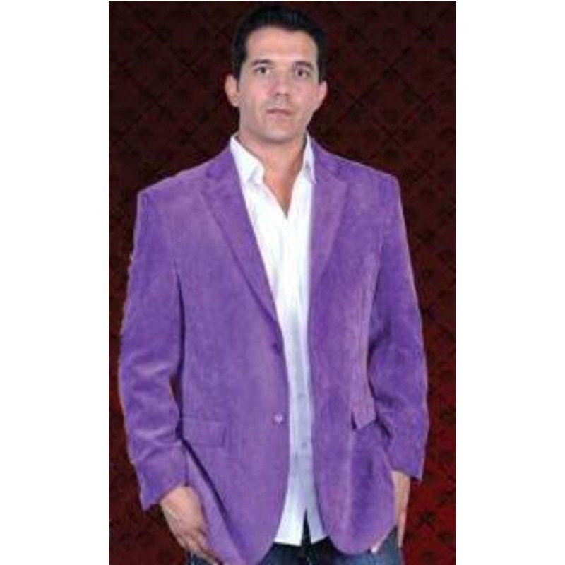 Blazer pour hommes Alberto Nardoni - Violet - 2 boutons — Costumes et vestons pour hommes