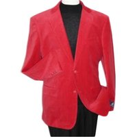 Veste en Velours Rouge pour Hommes - Alberto Nardoni Store