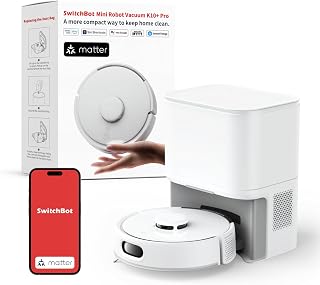 Aspirateur Robot SwitchBot K10+ Pro avec Auto-Vidange et Forte Aspiration — Robot aspirateur