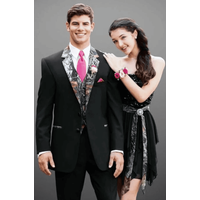 Tuxedo Vert Armée avec Motif Camouflage — Costumes et vestons pour hommes