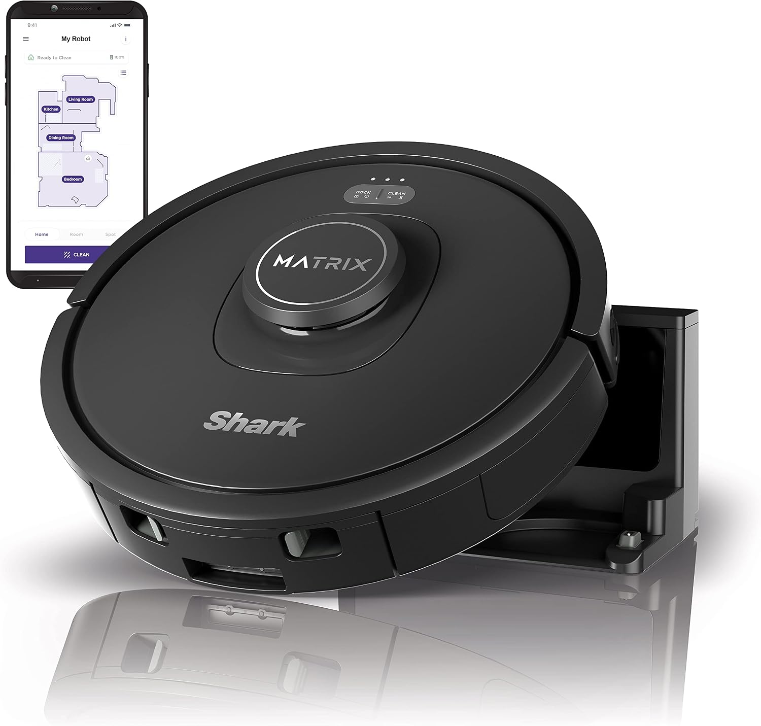 Shark Matrix Robot Vacuum with Self-Cleaning Brushroll RV2310CA — Robot Vacuum