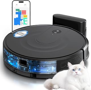 Robot Vacuum and Mop Combo with LiDAR Navigation and Smart Mapping