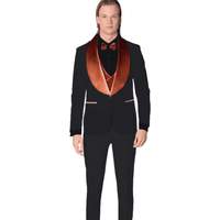 Veste pour hommes Frank Noir et Orange