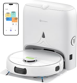 V5 PRO Robot Vacuum and Mop Combo with Self-Emptying Station
