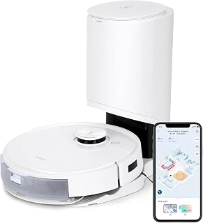ECOVACS DEEBOT TEO+ Robot Aspirateur et Moppe avec Station de Vidange Automatique — Robot aspirateur