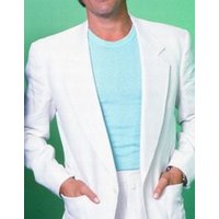 Hommes Don Johnson Miami Vice blanc costume vestes costume — Costumes et vestons pour hommes