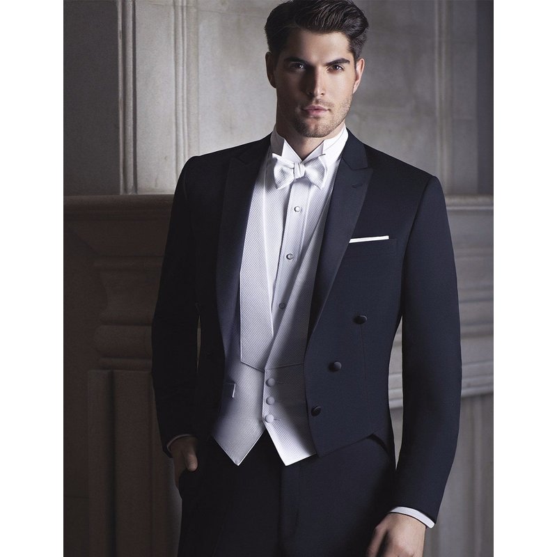 Alberto Nardoni Men's Bentley Formal Tail Coat Tuxedo - Black — Mens Suits & Blazers