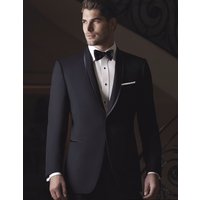Tuxedo Waverly en Satin Noir d'Alberto Nardoni pour Hommes — Costumes et vestons pour hommes