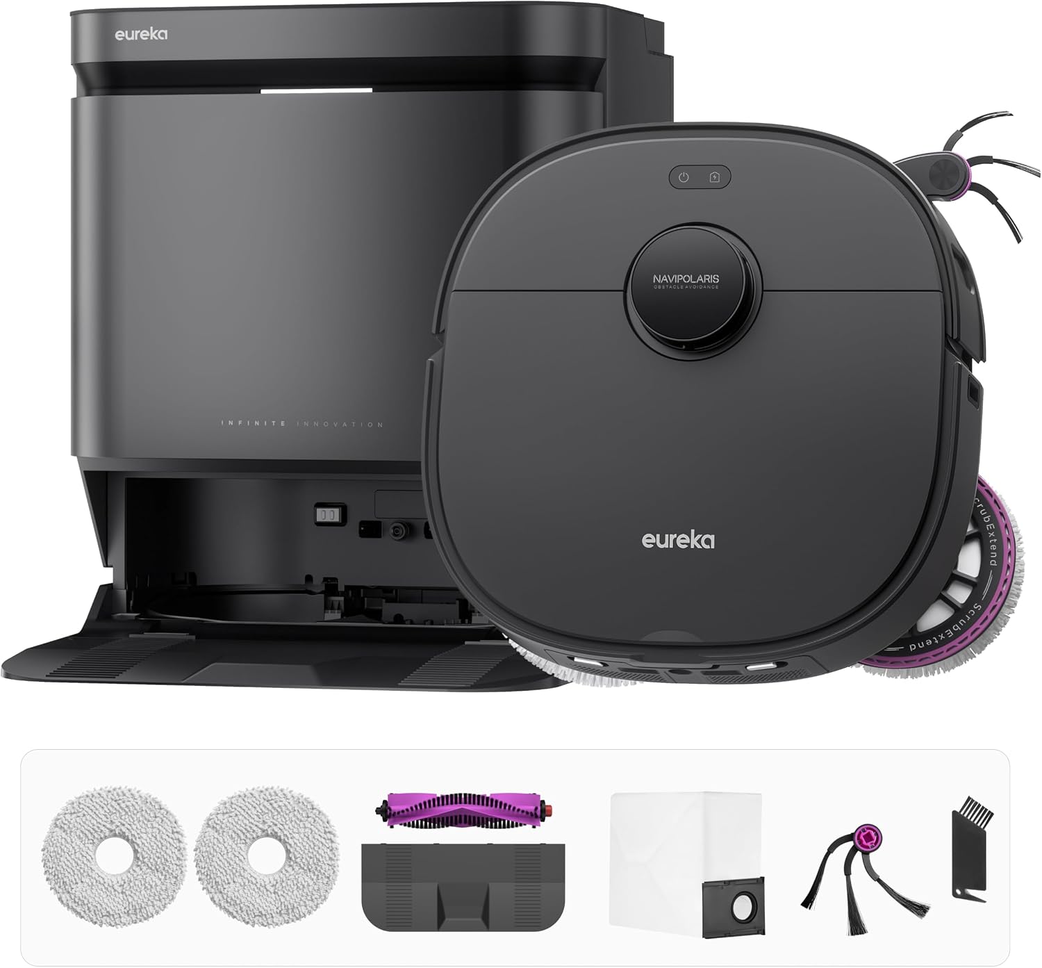 Aspirateur Robot Combo Auto-Videur Eureka J15 Max Ultra — Robot aspirateur