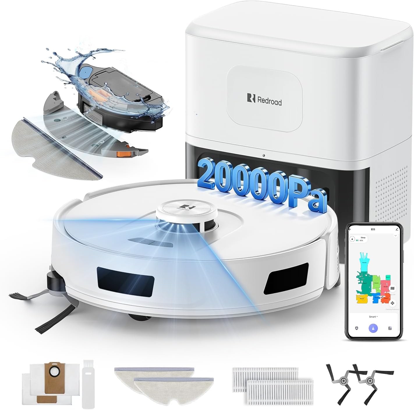 Aspirateur Robot Mop Redroad — Robot aspirateur