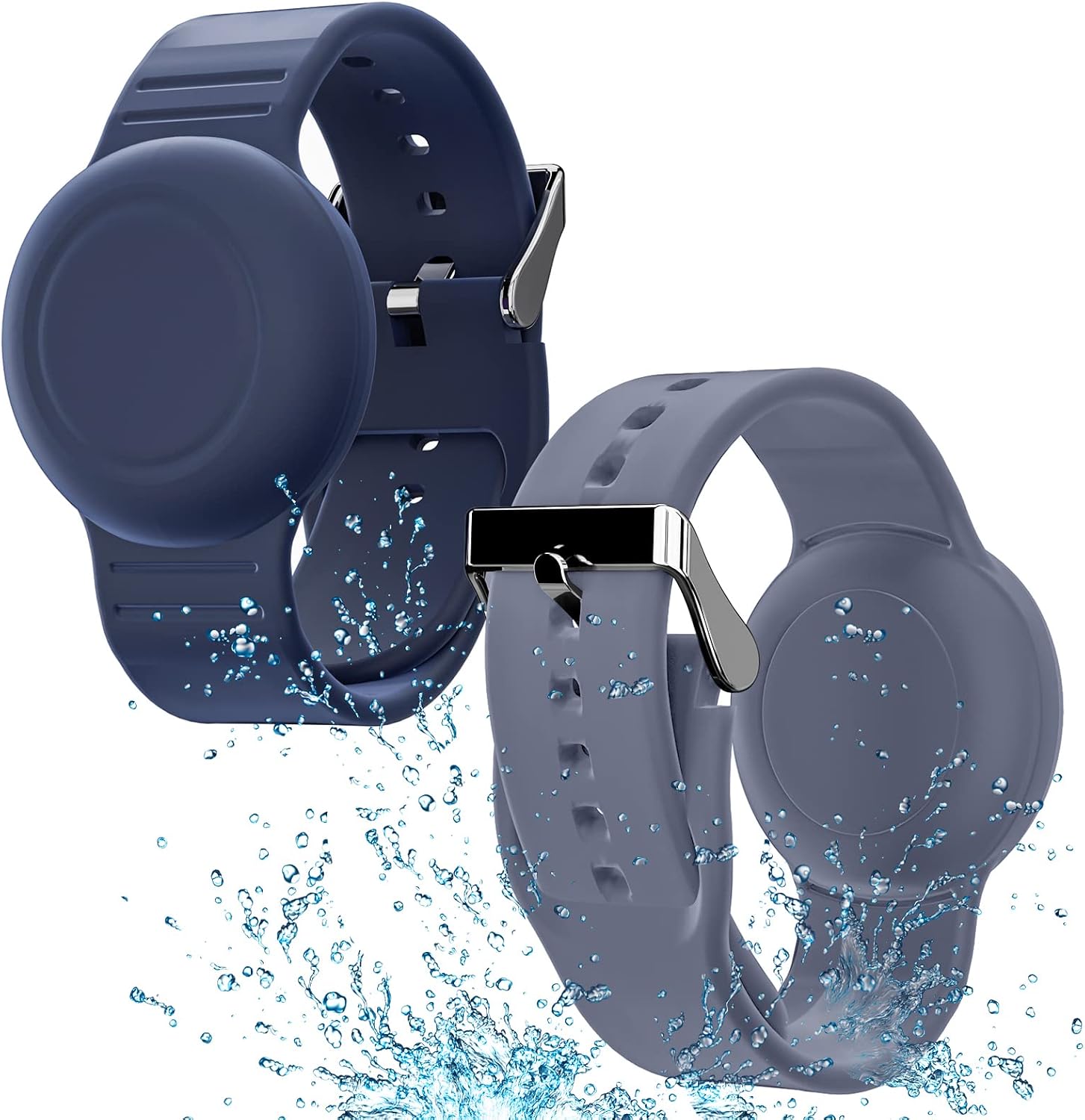 Bracelet étanche Air Tag pour enfants, 2 pièces, traceur GPS — Traqueur d'étiquette aérienne