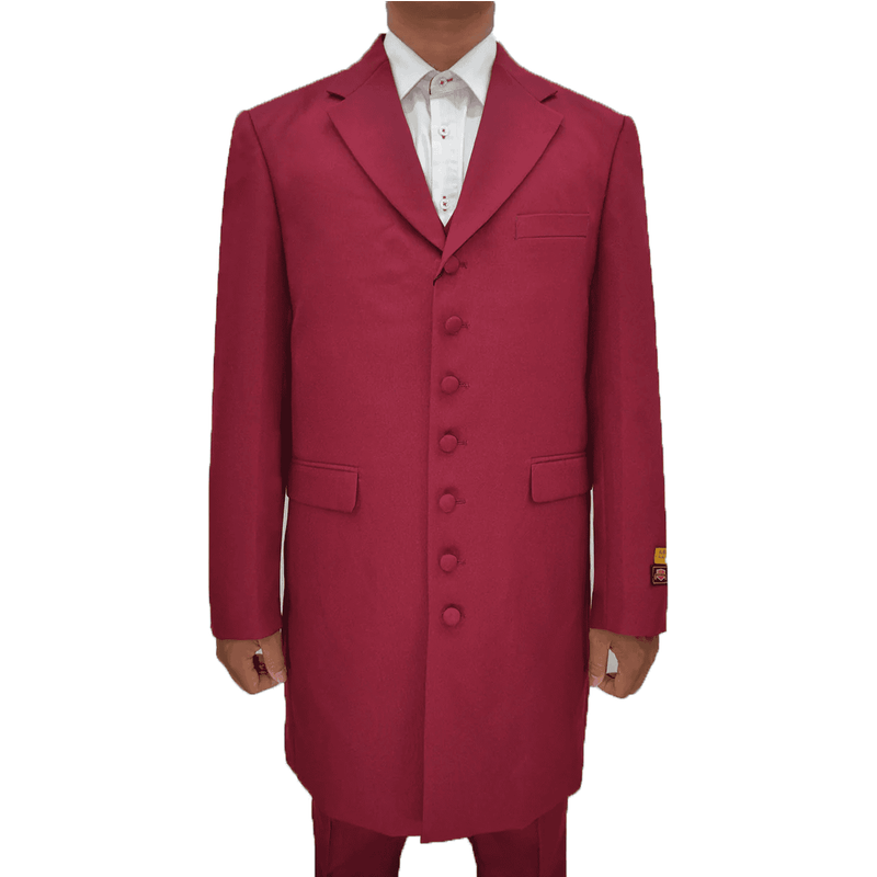 Costume Zoot Veste Classique pour Hommes en Bourgogne - Alberto Nardoni — Costumes et vestons pour hommes