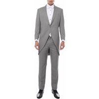 Alberto Nardoni Men's Light Grey Wedding Tuxedo Jacket