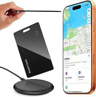 Upgrade Wallet Tracker Card - Rechargeable Air Tag GPS Locator