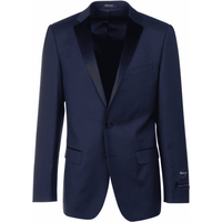 Mens 2 Button Designer Notch Tuxedo in Navy Blue
