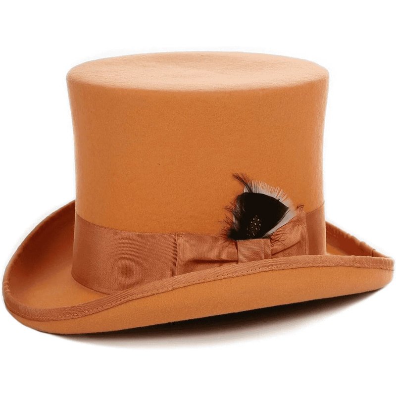 Mens Dress Tophat in Orange — Robes pour femmes